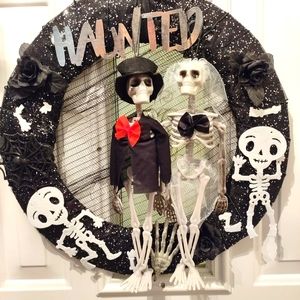 Handmade Halloween Wreath
